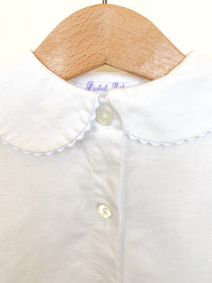 White Linen Blouse 12 month